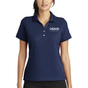 USAID Burmese Nike Golf Ladies Dri-FIT Classic Polo Shirt
