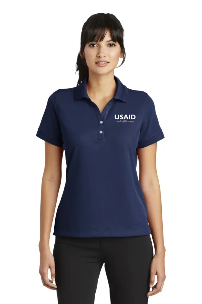 USAID Burmese Nike Golf Ladies Dri-FIT Classic Polo Shirt