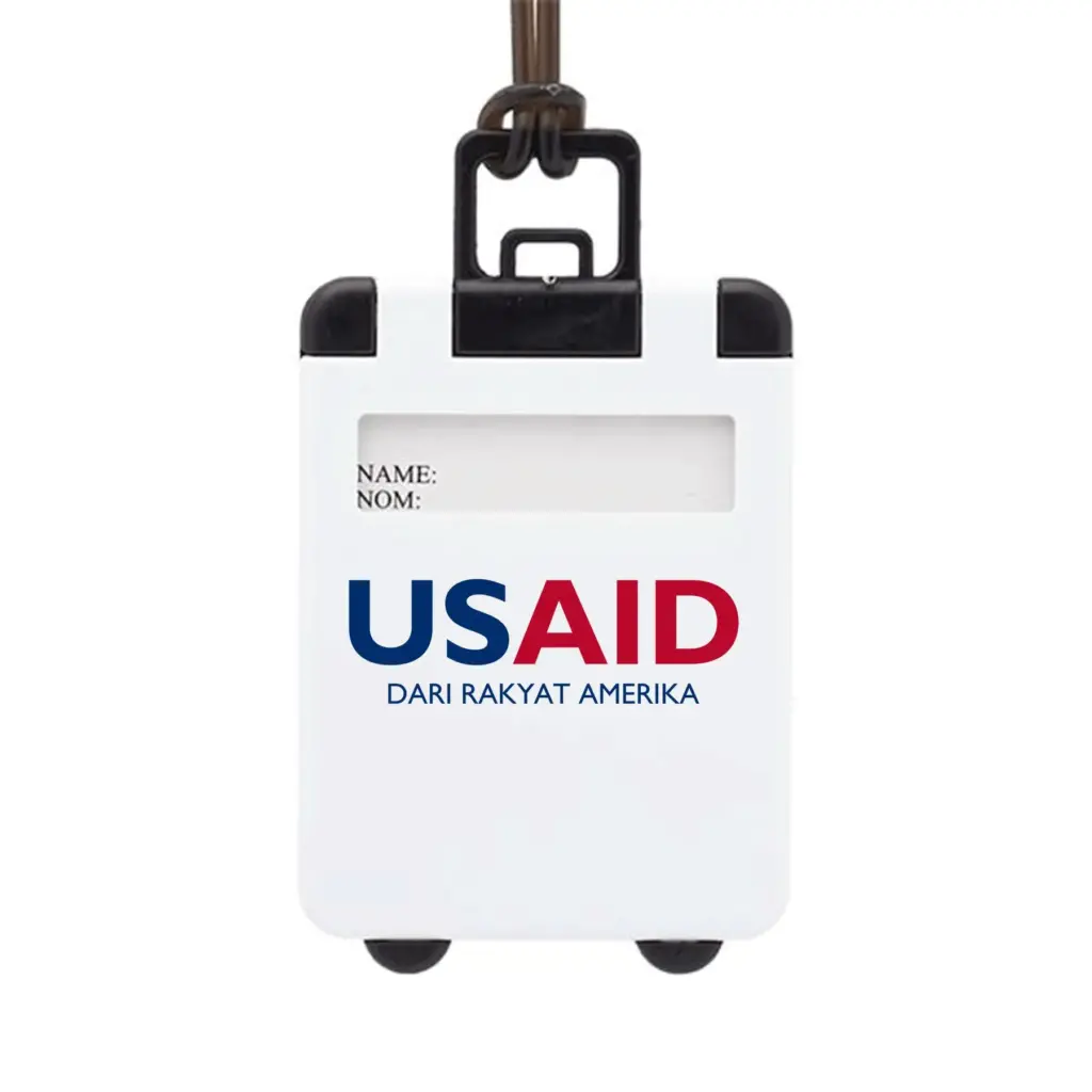USAID Bahasa Indonesia - Mini Carry On Luggage Tags