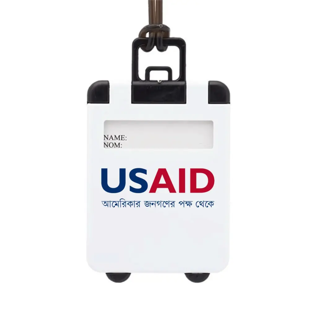 USAID Bangla - Mini Carry On Luggage Tags