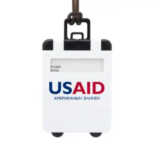USAID Kyrgyz - Mini Carry On Luggage Tags