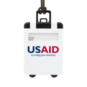 USAID Tajik - Mini Carry On Luggage Tags