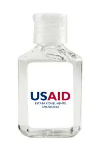 USAID Chavacano - Antibacterial Hand Sanitizer Gel on White Label