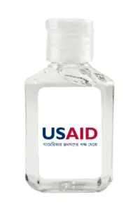 USAID Bangla - Antibacterial Hand Sanitizer Gel on White Label