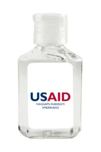USAID Ilocano - Antibacterial Hand Sanitizer Gel on White Label