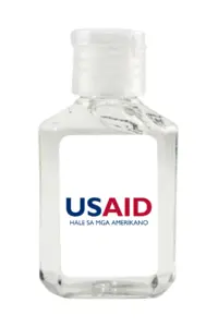 USAID Bicolano - Antibacterial Hand Sanitizer Gel on White Label