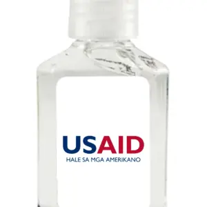 USAID Bicolano - Antibacterial Hand Sanitizer Gel on White Label