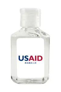USAID Mandarin - Antibacterial Hand Sanitizer Gel on White Label