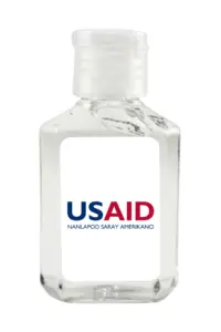 USAID Pangasinense - Antibacterial Hand Sanitizer Gel on White Label