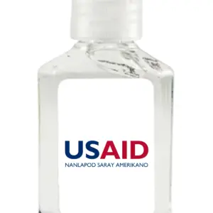USAID Pangasinense - Antibacterial Hand Sanitizer Gel on White Label