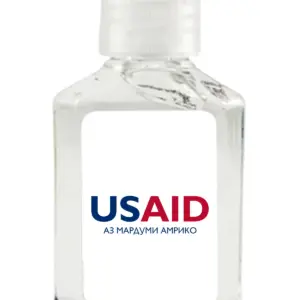 USAID Tajik - Antibacterial Hand Sanitizer Gel on White Label