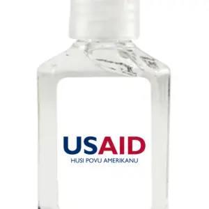 USAID Tetum - Antibacterial Hand Sanitizer Gel on White Label
