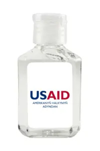 USAID Turkmen - Antibacterial Hand Sanitizer Gel on White Label