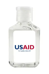 USAID Vietnamese - Antibacterial Hand Sanitizer Gel on White Label