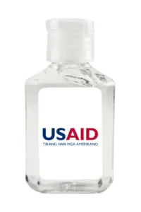 USAID Waray-Waray - Antibacterial Hand Sanitizer Gel on White Label