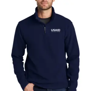 USAID Waray-Waray - Port Authority Men's Value Fleece 1/4-Zip Pullover Jacket