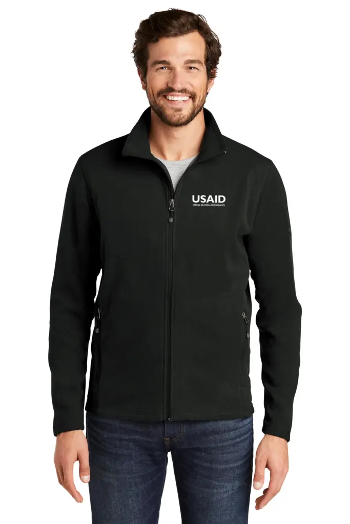 USAID Hiligaynon - Eddie Bauer Men's Full-Zip Microfleece Jacket