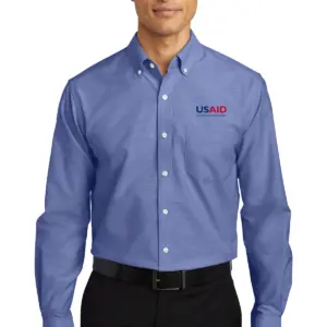 USAID Lao - Port Authority SuperPro Oxford Shirt