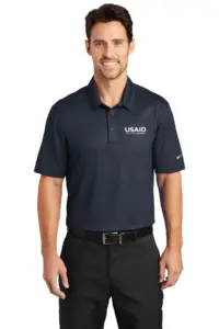 USAID Hiligaynon - Nike Golf Dri-FIT Embossed Tri-Blade Polo Shirt