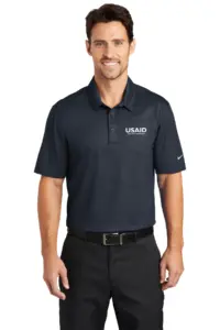 USAID Tetum - Nike Golf Dri-FIT Embossed Tri-Blade Polo Shirt