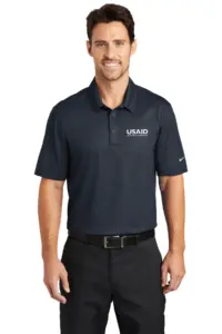 USAID Tok Pisin - Nike Golf Dri-FIT Embossed Tri-Blade Polo Shirt