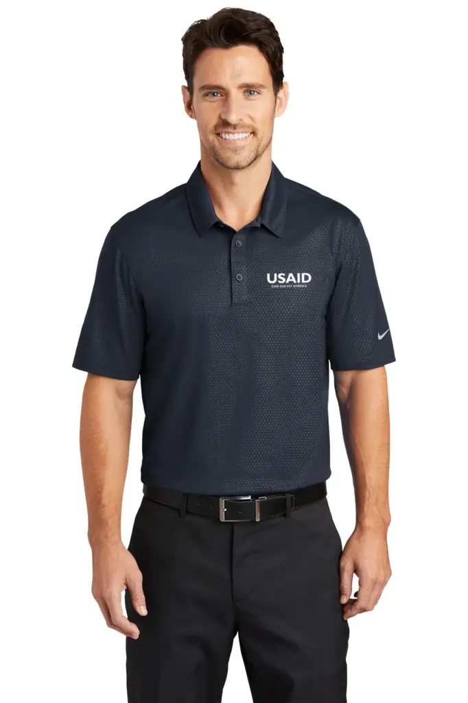 USAID Bahasa Indonesia - Nike Golf Dri-FIT Embossed Tri-Blade Polo Shirt