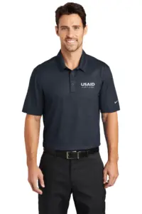 USAID Urdu - Nike Golf Dri-FIT Embossed Tri-Blade Polo Shirt