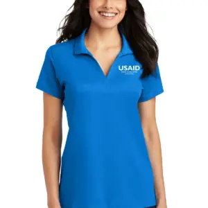 USAID Chavacano Port Authority Ladies Rapid Dry Mesh Polo Shirt