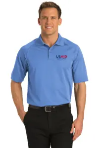 USAID Dari Pashto - Port Authority Dry Zone Ottoman Sport Shirt