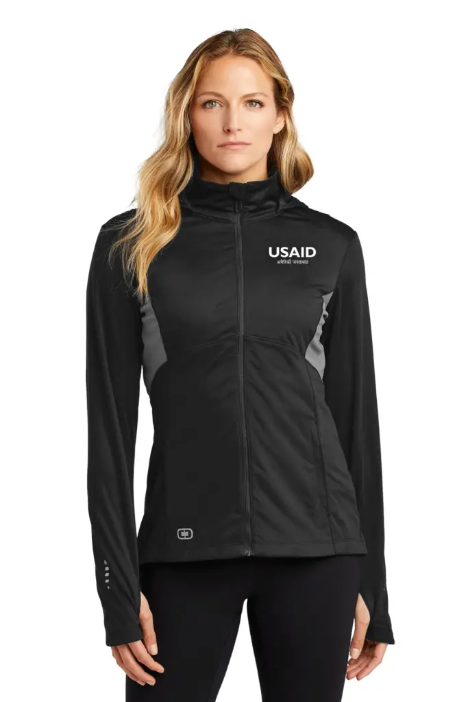 USAID Nepali OGIO Ladies Endurance Pivot Soft Shell Jacket