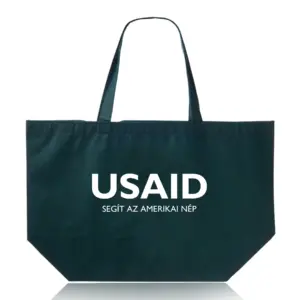 USAID Hun - Budget Non-Woven Shopper Tote Bags (20"x13")
