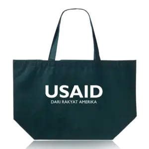 USAID Bahasa Indonesia - Budget Non-Woven Shopper Tote Bags (20"x13")