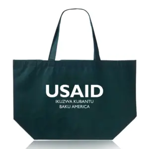 USAID Tonga - Budget Non-Woven Shopper Tote Bags (20"x13")
