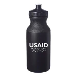 USAID Dari Pashto - 20 Oz. Custom Plastic Water Bottles