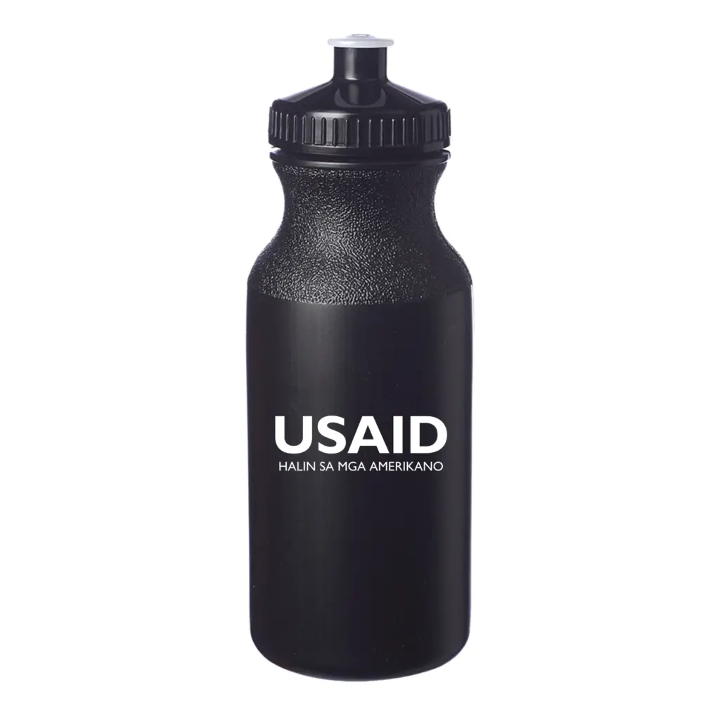 USAID Hiligaynon - 20 Oz. Custom Plastic Water Bottles