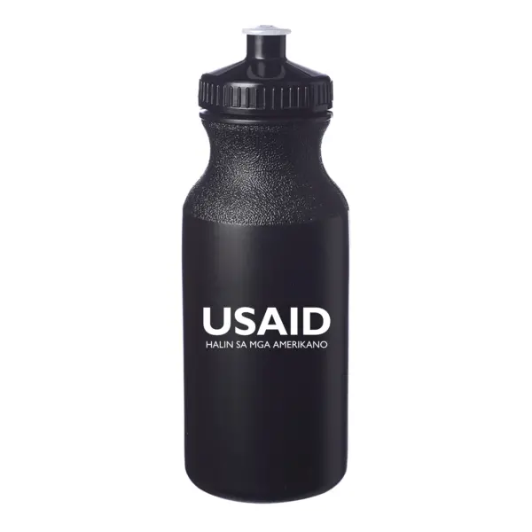 USAID Hiligaynon - 20 Oz. Custom Plastic Water Bottles
