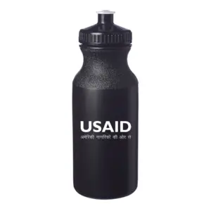 USAID Hindi - 20 Oz. Custom Plastic Water Bottles