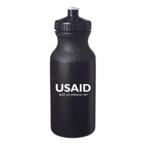USAID Hun - 20 Oz. Custom Plastic Water Bottles
