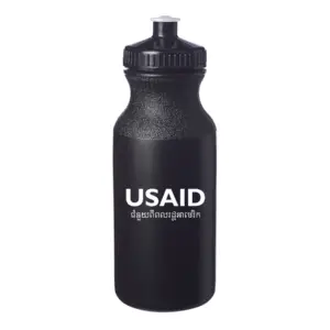 USAID Khmer - 20 Oz. Custom Plastic Water Bottles