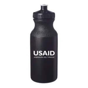 USAID Mongolian - 20 Oz. Custom Plastic Water Bottles