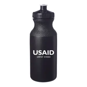 USAID Nepali - 20 Oz. Custom Plastic Water Bottles