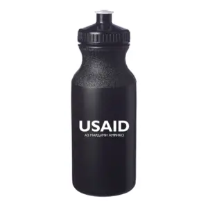 USAID Tajik - 20 Oz. Custom Plastic Water Bottles