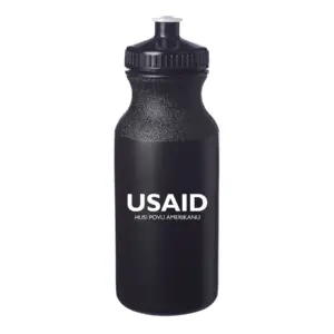 USAID Tetum - 20 Oz. Custom Plastic Water Bottles