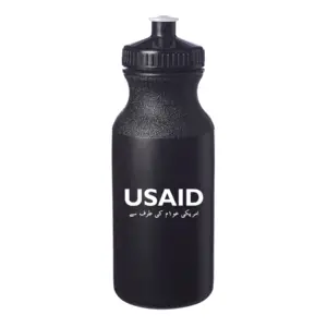 USAID Urdu - 20 Oz. Custom Plastic Water Bottles