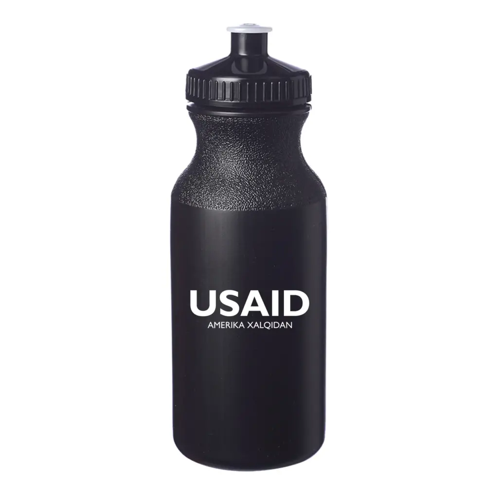 USAID Uzbek - 20 Oz. Custom Plastic Water Bottles