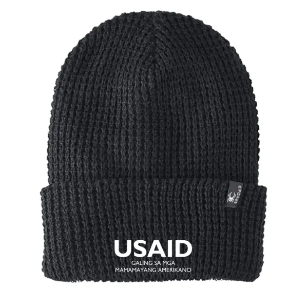 USAID Filipino - Embroidered SPYDER Adult Vertex Knit Beanie