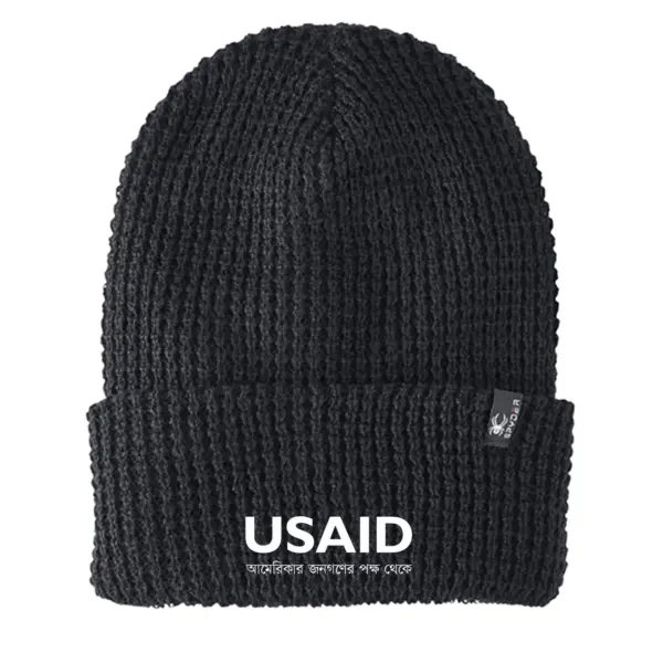 USAID Bangla - Embroidered SPYDER Adult Vertex Knit Beanie