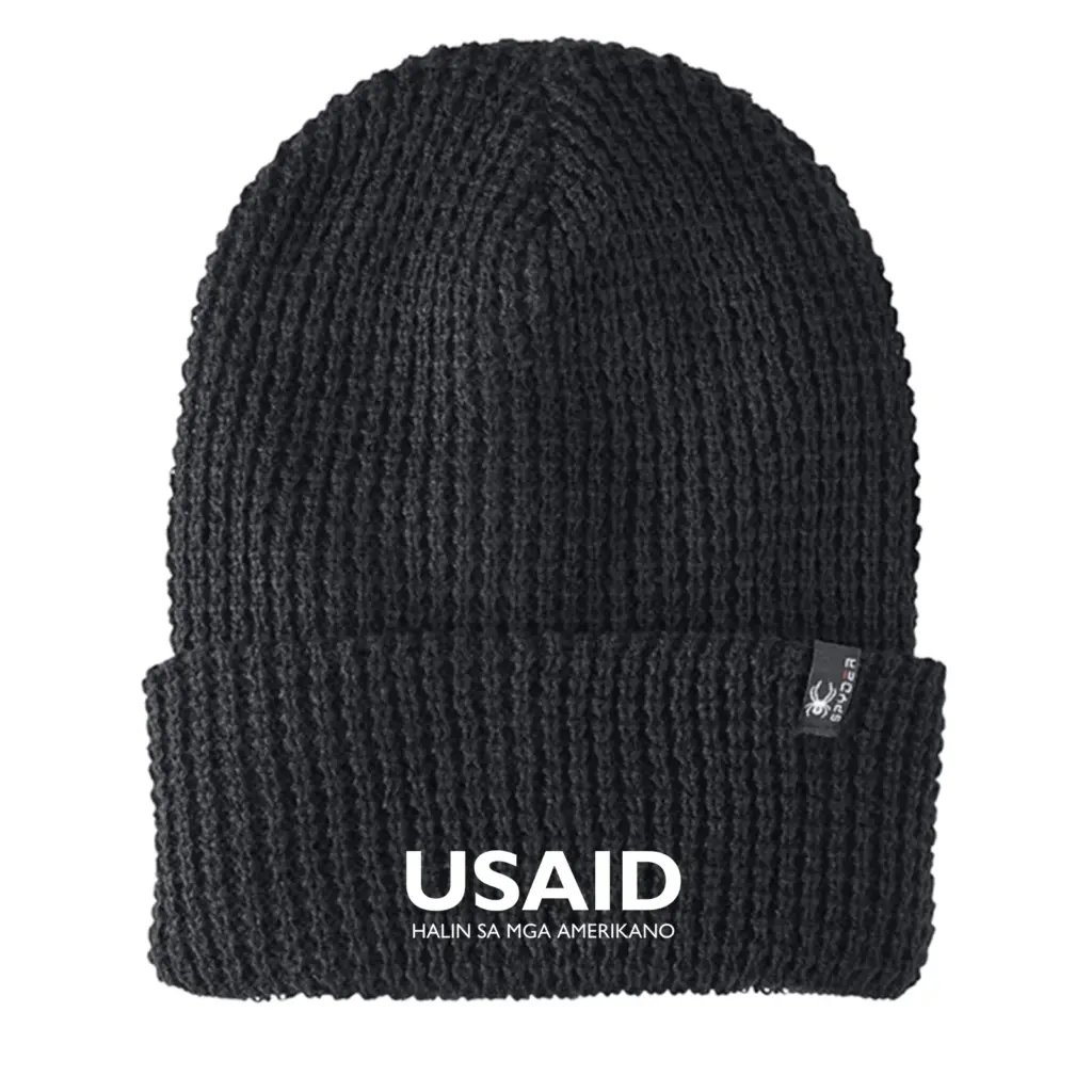 USAID Hiligaynon - Embroidered SPYDER Adult Vertex Knit Beanie