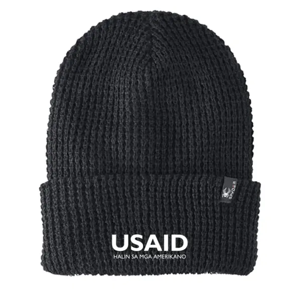 USAID Hiligaynon - Embroidered SPYDER Adult Vertex Knit Beanie