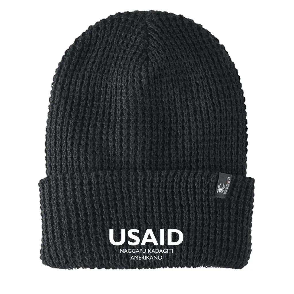 USAID Ilocano - Embroidered SPYDER Adult Vertex Knit Beanie